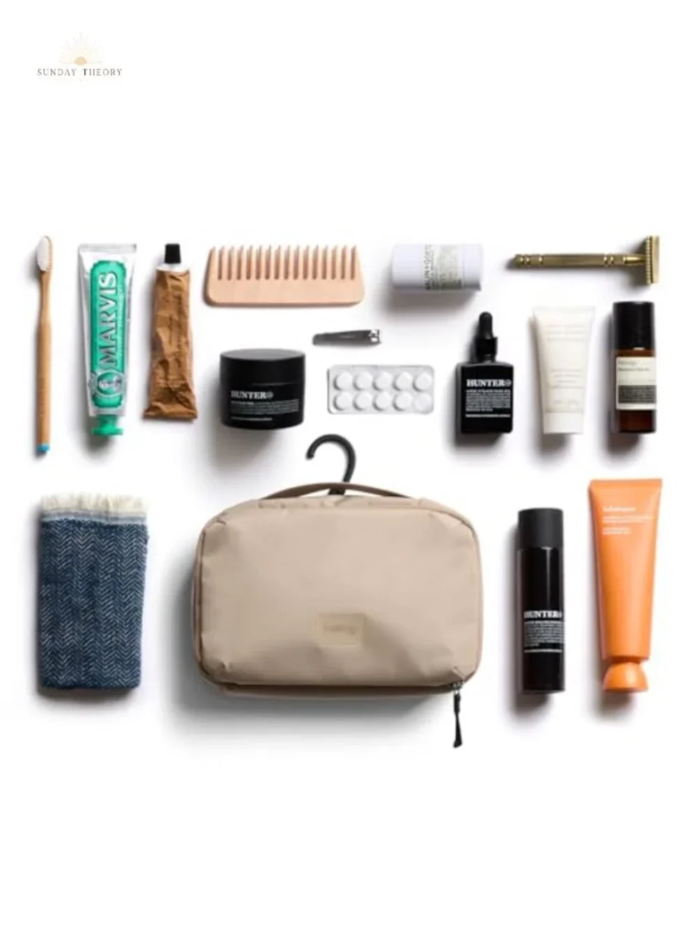 Bellroy Hanging Toiletry Kit 3L Travel Toiletry Bag with YKK Zips and Aluminum